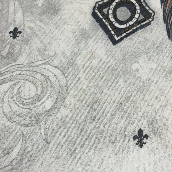 Y2K Style Grunge Cross Shirt Mens Small White Short Sleeve - Picture 8 of 16